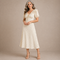 MIRELLA | Sukienka w grochy